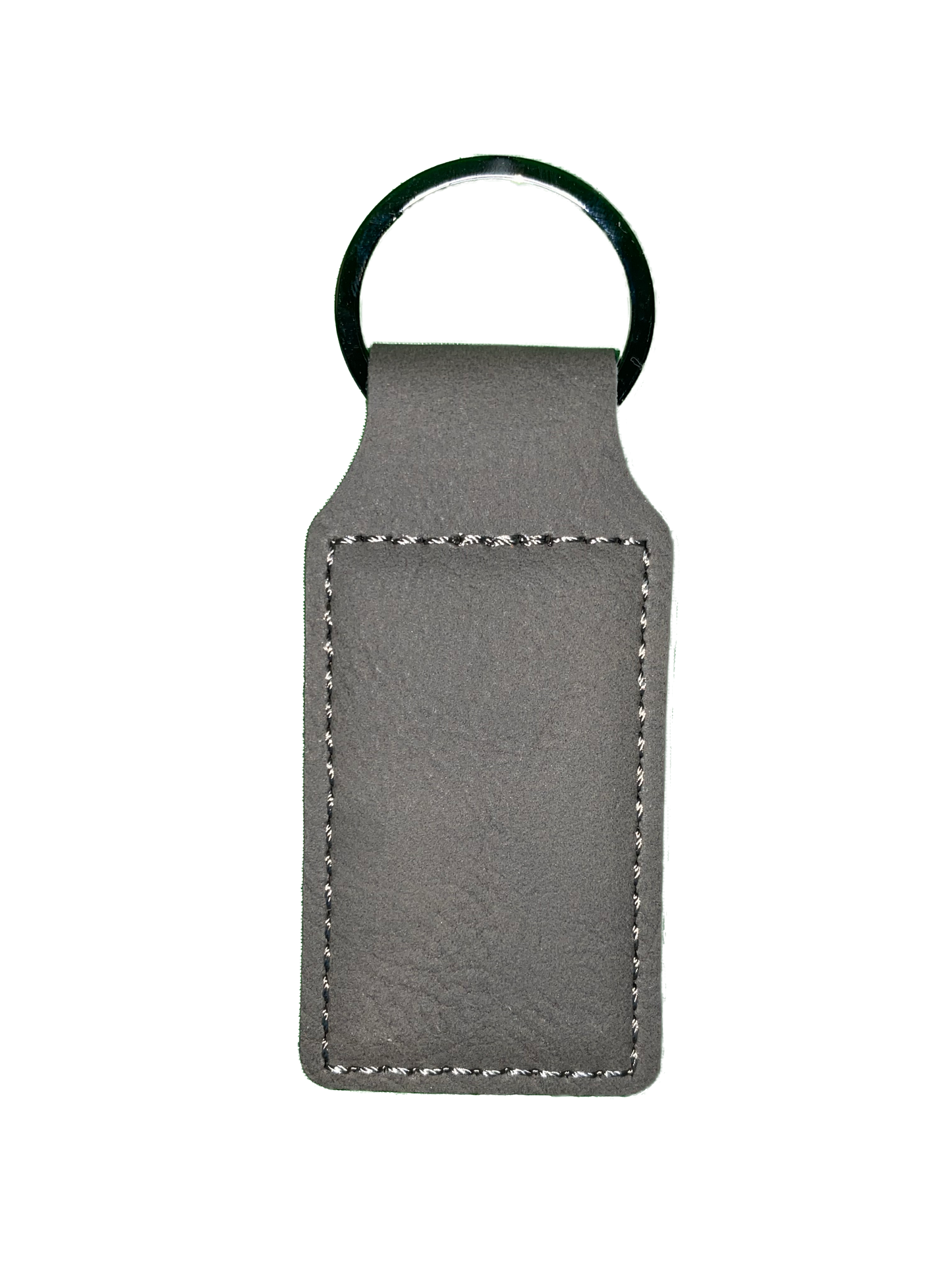 Leren Sleutelhanger – Jouw Ontwerp – Handgemaakt Cadeau – Vierkant