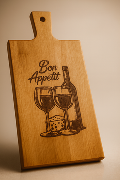 Borrelplank Smaken verschillen - Gegraveerd cadeau