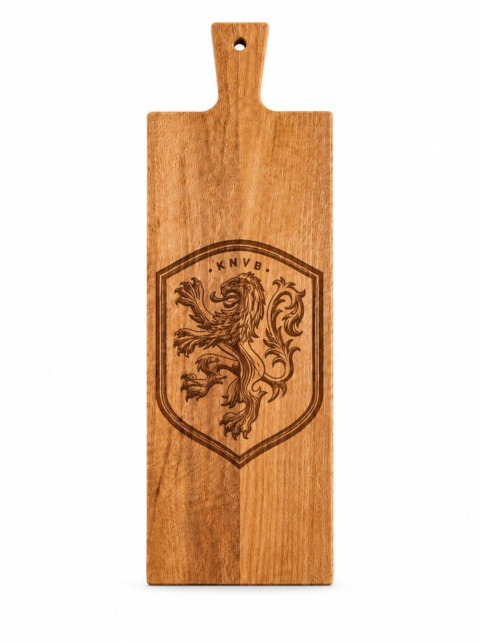 Borrelplank Oranje leeuw WK 2026 | Cadeau voor Oranje-fans