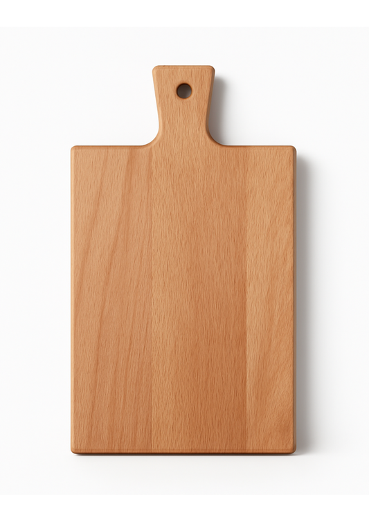 Beukenhouten Borrelplank – Jouw Ontwerp – Handgemaakt Cadeau – Vierkant