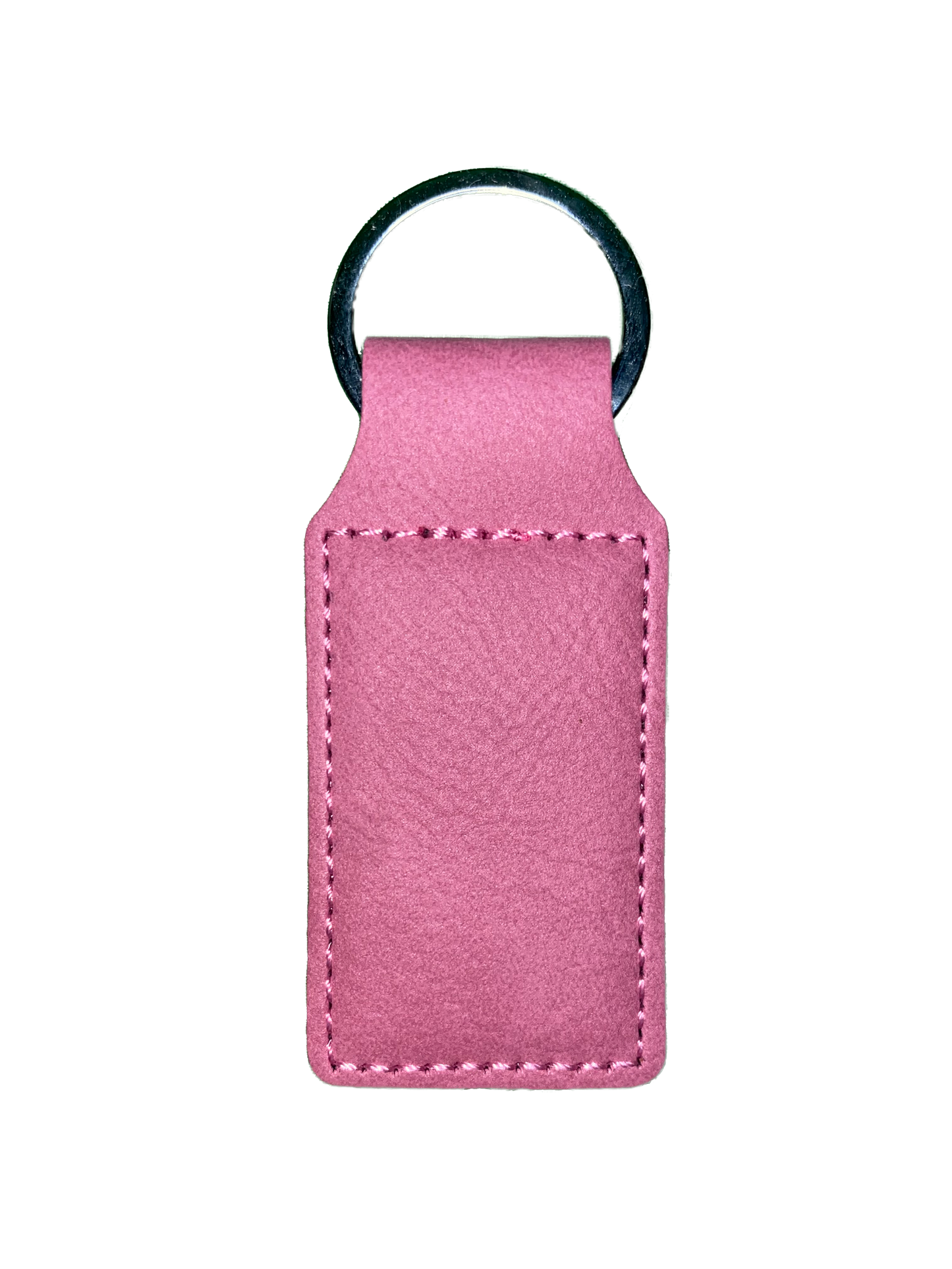 Leren Sleutelhanger – Jouw Ontwerp – Handgemaakt Cadeau – Vierkant