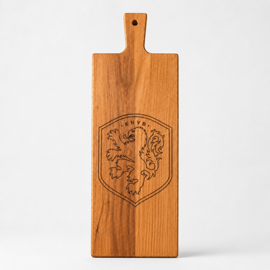 Borrelplank Oranje leeuw WK 2026 | Cadeau voor Oranje-fans