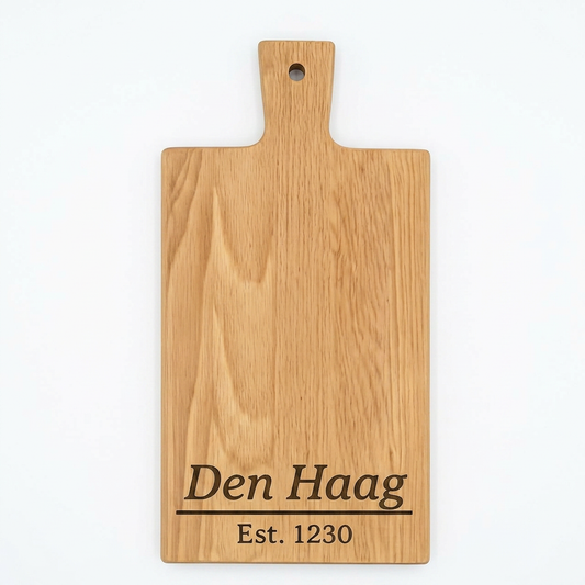 Borrelplank Den Haag met stadsgravure